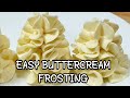 HOW TO MAKE A STABLE BUTTERCREAM FROSTING