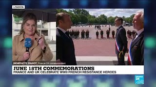 France and UK commemorations: Macron arrived in London