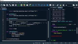 Python 27: Clear the screen using sequences