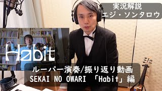 ループ演奏の解説動画「SEKAI NO OWARI 」Habit 編 / エレキバイオリンの音作りとルーパーの操作/動画を観ながら実況解説！