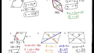 8.2 Notes: Parallelograms