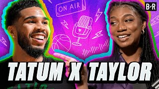 Jayson Tatum Talks Playing with Broken Wrist, Relationship with Jaylen Brown & More w/ Taylor Rooks