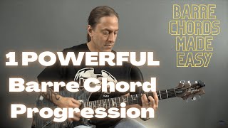 1 Powerful Barre Chord Progression | GuitarZoom.com | Steve Stine