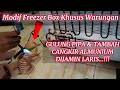 Pasang Kondensor freezer Box Modif || Freezer box repairs aren't cold