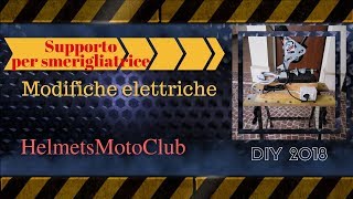 Modifica elettrica supporto per smeriglio