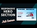 [FULL COURSE] Create A Responsive Hero Section From Scratch For Your Blogger Website