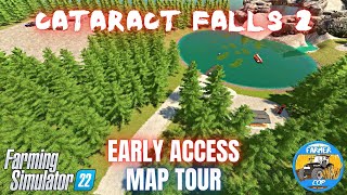 CATARACT FALLS 2 - EARLY ACCESS - Map Tour - Farming Simulator 22