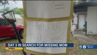 Police continue their search locally for missing endangered Tampa mother