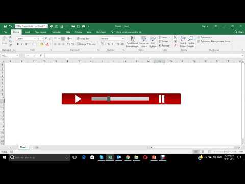 Воспроизведение музыки с помощью MS Excel