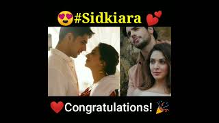 Congratulations! ❤️ | sid kiara wedding|Kiara and sidharth malhotra wedding😍 | bollywood news👏🥳
