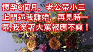 懷孕6個月，老公帶小三上門逼我離婚，再見時一幕，我笑著大罵報應不爽！ #深夜讀書 #幸福人生 #為人處世 #生活經驗 #情感故事