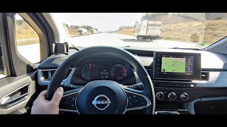 2022 NISSAN TOWNSTAR TOP SPEED DRIVE ON GERMAN AUTOBAHN [ 130HP ACCELERATİON NO SPEED LIMIT ]