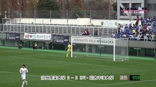 第65回サッカー2016インカレ1回戦、静岡産業大学vsIPU・環太平洋大学