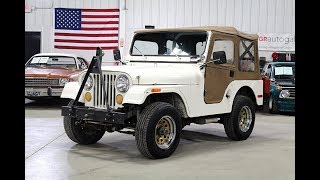 1970 Jeep CJ 5 White