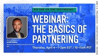 BIO 2019 Partnering Basics Webinar