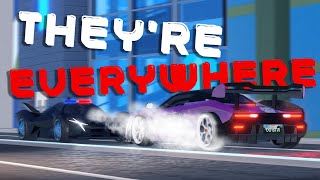 When COPS Chase You NON STOP In Roblox Jailbreak...