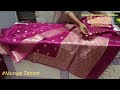 Pure Muga Tasser/Tesser  Minekari Saree with Blouse piece||Durga Puja -2023