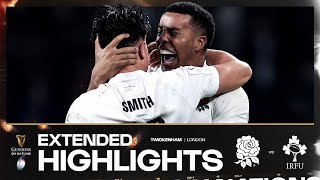 ENGLAND WIN! 👏 | EXTENDED HIGHLIGHTS | ENGLAND V IRELAND | 2024 GUINNESS MEN'S SIX NATIONS RUGBY
