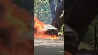 കുസാറ്റ് ക്യാംപസിൽ കാർ കത്തി നശിച്ചു #cusat #car #fire