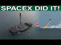 SpaceX Did Something Unusual With Falcon 9 Booster Droneship!