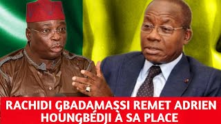 Bénin : Rachidi Gbadamassi met Adrien HOUNGBÉDJI à sa place....