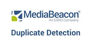 Duplicate Detection V3