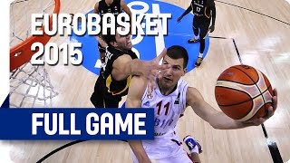 Serbia v Germany - Group B - Full Game - Eurobasket 2015