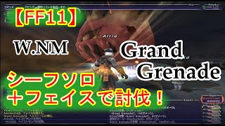 【FF11】復帰1ヵ月のシーフソロ＋フェイスで『Grand Grenade』討伐！