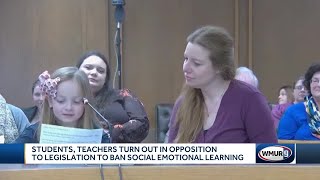 Students, teachers turn out in opposition to bill to ban social emotional learning