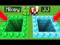 Mikey's Family EMERALD vs JJ's Family DIAMOND PIT Survival Battle in Minecraft (Maizen)