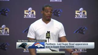 Cam Newton On The Topic Of Race in Super Bowl 50, 'This is Bigger Than Race'