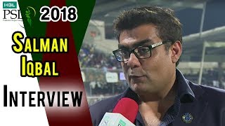 Salman Iqbal Interview | Karachi Kings Vs Islamabad United | Match 30 | 16 March | HBL PSL 2018