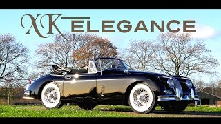 JAGUAR XK150 / XK 150 Drophead Coupé DHC 1959 - Test drive in top gear - Engine sound | SCC TV