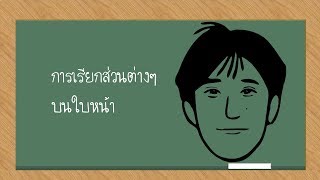 การเรียกส่วนต่างๆบนใบหน้า ในภาษาเหนือ