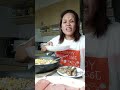 dinner time mukbang tuyo sinangag at spam