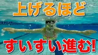 【平泳ぎのコツ】選手と初心者の違いはここ！すいすい進む手のかき方！