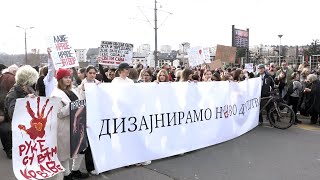 Studentski protest 'Pod našom (Auto)komandom