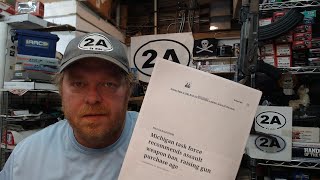 Michigan AWB - Mag Limits - Carry Bans & A Dozen More Gun Control Laws & Measures - Task Force Says