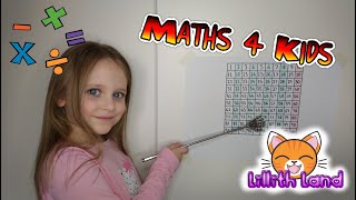 Maths for kids, HOW TO USE A 100 SQUARE - Lillith Land
