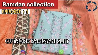 NEW ARRIVALS : Pakistani Heavy Embroidered Lawn suit | Ramdan series Ep : 1 • SHOP NOW