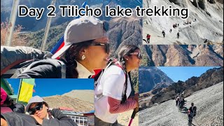 Day two Trekking Tilicho lake manag 🫶🏻💐💙🫵