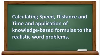 Quarter 3 Week 5 Grade 6 Math Speed Distance and Time