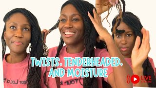 Styling My Locs and Answering Loc Questions |LIVESTREAM |ibyl