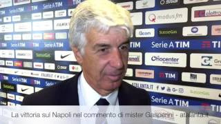 Atalanta-Napoli, il commento di Gian Piero Gasperini