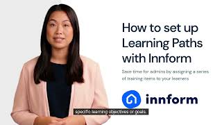 How to set up Learning Paths with Innform LMS