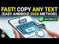 Copy & Paste Text on Android Mobile (Easy Method 2026!)