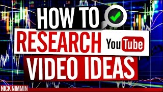 How To Research YouTube Video Ideas | YouTube Research Tools