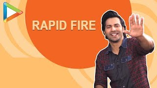 Varun Dhawan's MOST EPIC RAPID FIRE | Salman | SRK | Alia | Anushka | The Rock | Sui Dhaaga