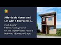 Affordable House and Lot with 3 Bedrooms in Pandi, Bulacan