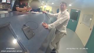 Bodycam footage shows Dean Saunders arrest